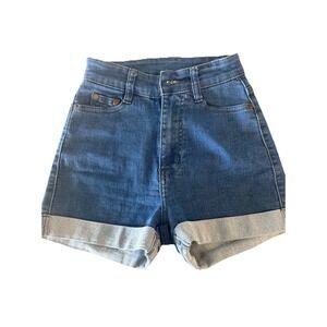 BOB Jeans Women's Cotton Blend‎ Denim Shorts Size 3/4